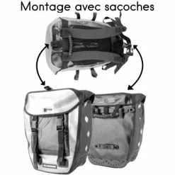 Fox Line Sac à Dos étanche Noir Pour Cyclistes 7 Fox Line Sac à Dos étanche Noir Pour Cyclistes -Promos Sacoches Vélo Magasin sac a dos etanche noir pour cyclistes full 4
