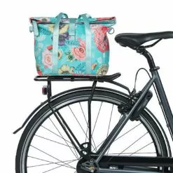 Sac à Main Vélo Bleu Guidon Ou Porte-bagage Bloom Field Basil -Promos Sacoches Vélo Magasin sac a main velo bleu guidon ou porte bagage bloom field basil full 3