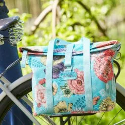 Sac à Main Vélo Bleu Guidon Ou Porte-bagage Bloom Field Basil -Promos Sacoches Vélo Magasin sac a main velo bleu guidon ou porte bagage bloom field basil full 5