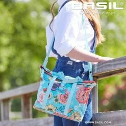 Sac à Main Vélo Bleu Guidon Ou Porte-bagage Bloom Field Basil -Promos Sacoches Vélo Magasin sac a main velo bleu guidon ou porte bagage bloom field basil full 6