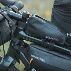 Sacoche Tube Horizontal Pour Le Bikepacking 1.5 L Aqua Evo Adventure Oxford -Promos Sacoches Vélo Magasin sacoche cadre oxford aqua 1.5L 5