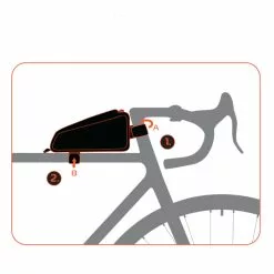 Sacoche Tube Horizontal Pour Le Bikepacking 1.5 L Aqua Evo Adventure Oxford -Promos Sacoches Vélo Magasin sacoche cadre oxford aqua 1.5L 7