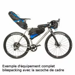 Sacoche De Cadre Vélo 0.75L Bikepacking M-wave -Promos Sacoches Vélo Magasin sacoche de cadre velo 0 75l bikepacking m wave full 4