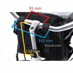 Sacoche De Guidon 8L Avec Porte-carte Mali Basil -Promos Sacoches Vélo Magasin sacoche de guidon 8l avec porte carte mali basil full 6