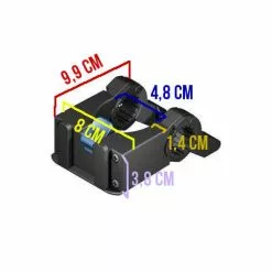 Sacoche De Guidon Vélo Easyclick 5.6L Avec Porte Carte - Maxxus -Promos Sacoches Vélo Magasin sacoche de guidon velo easyclick 5 6l avec porte carte maxxus full 4