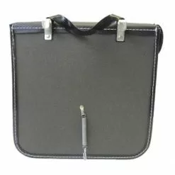 Sacoche Double De Vélo Rétro Noire Sporfabric -Promos Sacoches Vélo Magasin sacoche double de velo retro noire sporfabric full 3