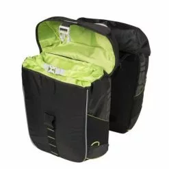 Sacoche Double Imperméable Vélo Miles Basil Noir/lime -Promos Sacoches Vélo Magasin sacoche double impermeable velo miles basil noir lime full 2