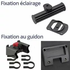 Sacoche Guidon Avec Fixation Feu Allrounder Touring Klickfix -Promos Sacoches Vélo Magasin sacoche guidon avec fixation feu allrounder touring klickfix full 6