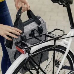 Sacoche Porte-bagages Reisenthel X Klickfix Roomy GT Gris -Promos Sacoches Vélo Magasin sacoche porte bagages reisenthel x klickfix roomy gt gris full 4