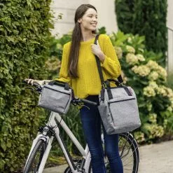 Sacoche Porte-bagages Reisenthel X Klickfix Roomy GT Gris -Promos Sacoches Vélo Magasin sacoche porte bagages reisenthel x klickfix roomy gt gris full 5
