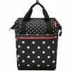Sacoche Porte-bagages Reisenthel X Klickfix Roomy GT Pois Blancs