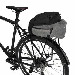 Sacoche Réfléchissante Et étanche Porte-bagages Vaude Silkroad Luminum -Promos Sacoches Vélo Magasin sacoche porte bagages vaude skillroad luminum L noire nuit