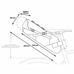 Sacoche De Selle Vélo Pour Le Bikepacking Z Adventure R11 Zefal -Promos Sacoches Vélo Magasin sacoche selle zefal z aventure r11 002