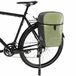 Sacoche Vélo Simple Sur Porte-bagages Vaude Aqua Commute Single 26 L -Promos Sacoches Vélo Magasin sacoche simple porte bagages vaude aqua commute vert 3