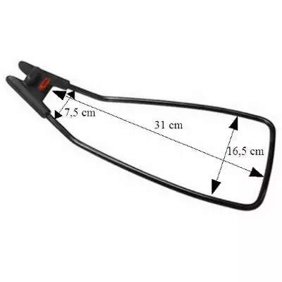 KLICKFIX Sacoche Sur Tige De Selle De Vélo - Contour Magnum 5 KLICKFIX Sacoche Sur Tige De Selle De Vélo - Contour Magnum - Image 5