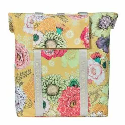 Sacoche Vélo Arrière Shopper Basil Bloom Field Jaune Miel 20L -Promos Sacoches Vélo Magasin sacoche velo arriere shopper basil bloom field jaune miel 20l full 3