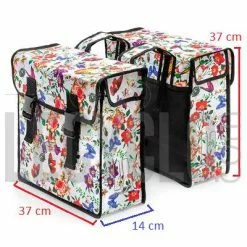Sacoche Vélo Double 35L Fleurie Mara XL Basil -Promos Sacoches Vélo Magasin sacoche velo double 35l fleurie mara xl basil full 3