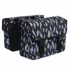 Sacoche Vélo Double Aux Motifs Fleurs Feather Shopper Willex