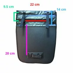 Sacoche Vélo Double étanche 2 X 16 Litres - Hapo-G 10 Sacoche Vélo Double étanche 2 X 16 Litres - Hapo-G -Promos Sacoches Vélo Magasin sacoche velo double etanche 2 x 16 litres hapo g full 5
