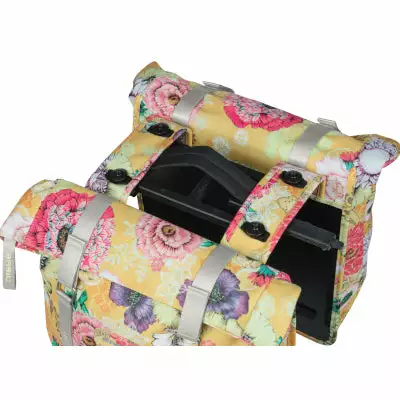 Sacoche Vélo Double Porte-bagage Amovible MIK Jaune Bloom Basil 3 Sacoche Vélo Double Porte-bagage Amovible MIK Jaune Bloom Basil - Image 3