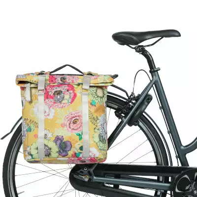 Sacoche Vélo Double Porte-bagage Amovible MIK Jaune Bloom Basil 4 Sacoche Vélo Double Porte-bagage Amovible MIK Jaune Bloom Basil - Image 4