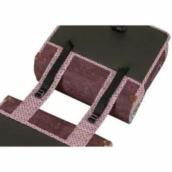 Sacoche Vélo Double Rouge Vintage 35L Boheme Basil -Promos Sacoches Vélo Magasin sacoche velo double rouge vintage 35l boheme basil full 4