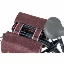 Sacoche Vélo Double Rouge Vintage 35L Boheme Basil -Promos Sacoches Vélo Magasin sacoche velo double rouge vintage 35l boheme basil full 6