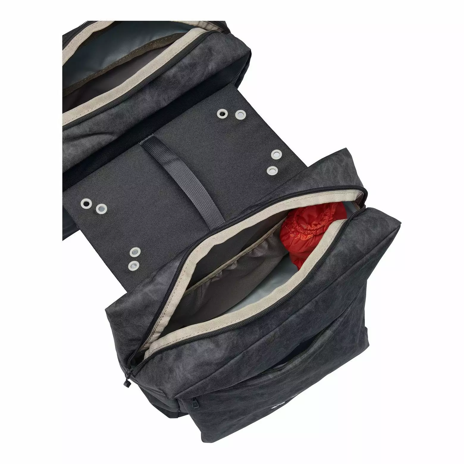 Double Sacoche Vélo Arrière Urbaine TwinZipper Vaude 3 Double Sacoche Vélo Arrière Urbaine TwinZipper Vaude - Image 3