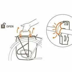 Sacoche Vélo Vaude Comyou Pro Sur Porte-bagages 26L -Promos Sacoches Vélo Magasin sacoche velo vaude comyou pro sur porte bagages 26l full 6