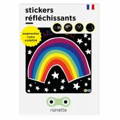 Sticker Réfléchissant Autocollant Vélo Rainette -Promos Sacoches Vélo Magasin sticker reflechissant autocollant velo rainette full 4
